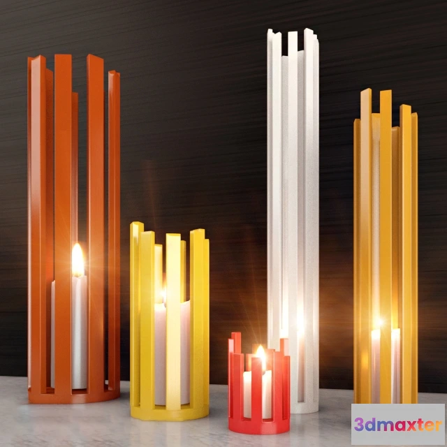 1601906 - decoration - Modern Candles Versace 3D Max