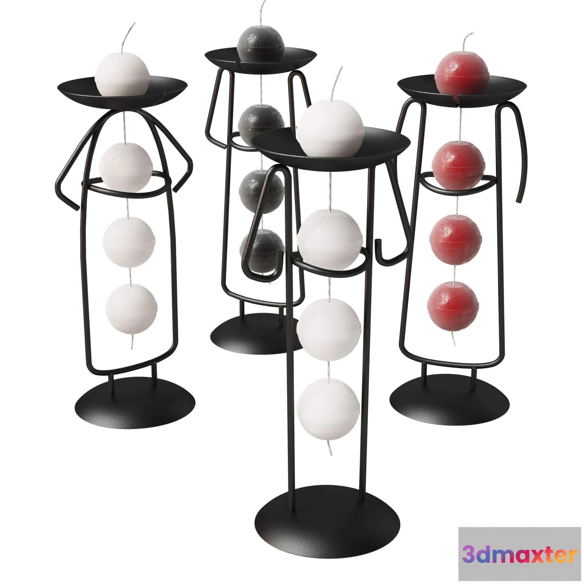 1601946 - decoration - Candlesticks  08 3D Max