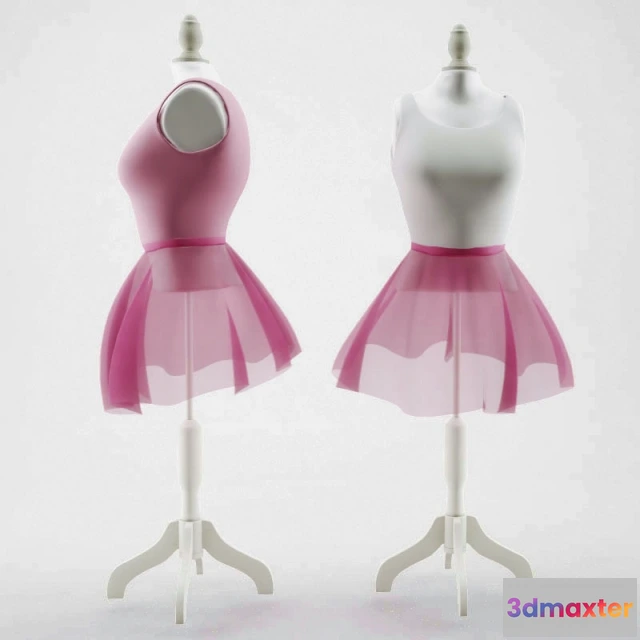 1601964 - decoration - DANSEUSE mannequin 3D Max