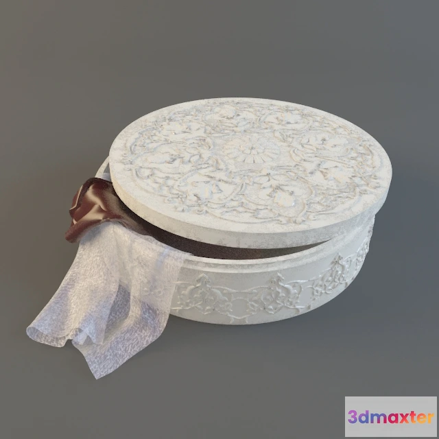 1601984 - decoration - Casket with ornaments 3D Max