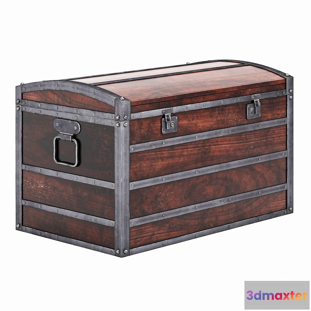 1602022 - decoration - Wooden Chest 3D Max