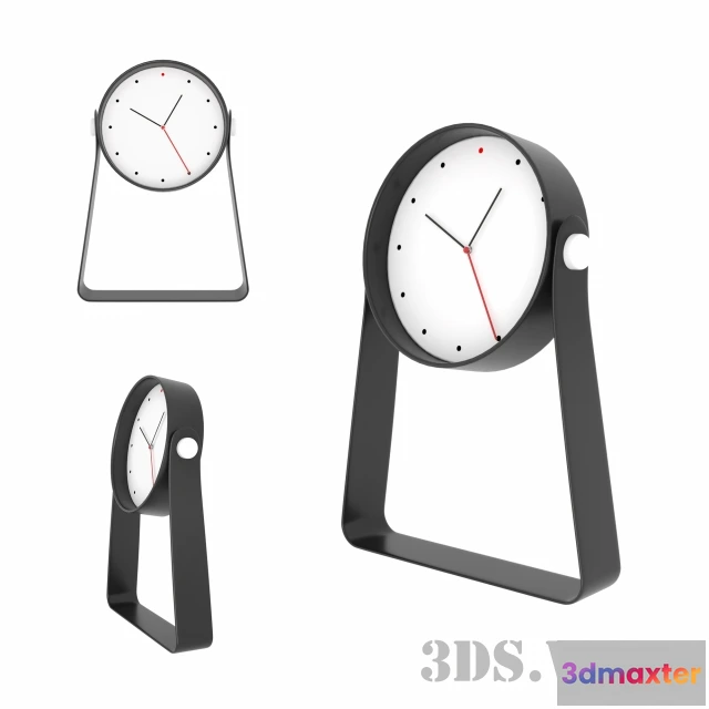 1602036 - decoration - Table clock GNISSLA IKEA 3D Max