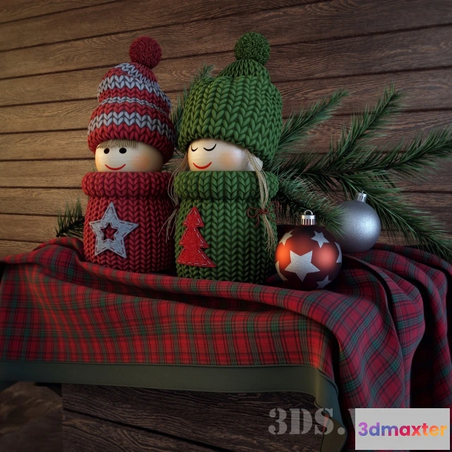 1602042 - decoration - New year doll 3D Max