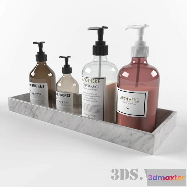 1602100 - decoration - Bathroom bottles 3D Max