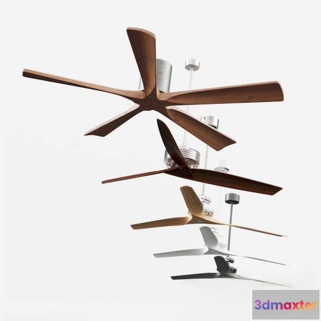 1602134 - decoration - Designer Ventilator Fans 5 3D Max
