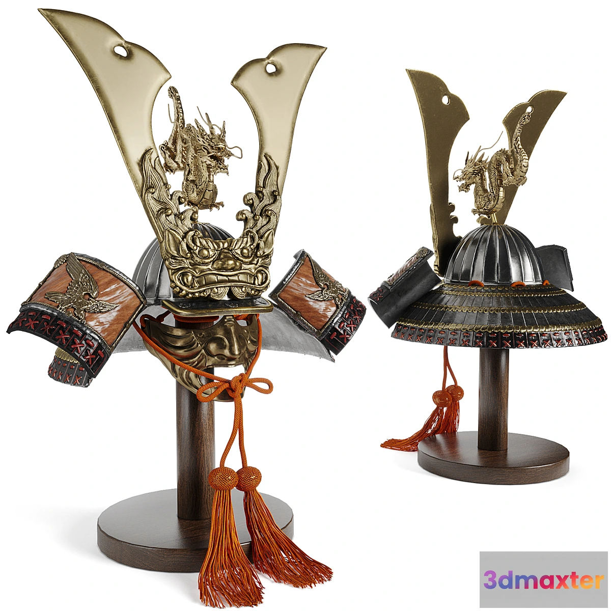 549919 - Japanese Fabulous Samurai Helmet and mask