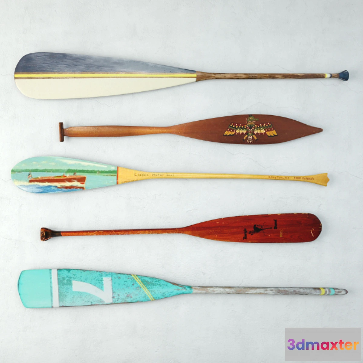 549941 - Vintage Oars and Paddles