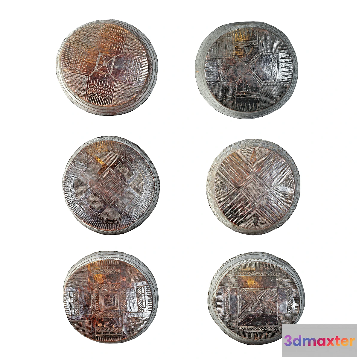 550175 - Vintage Ethiopian Split Bowls