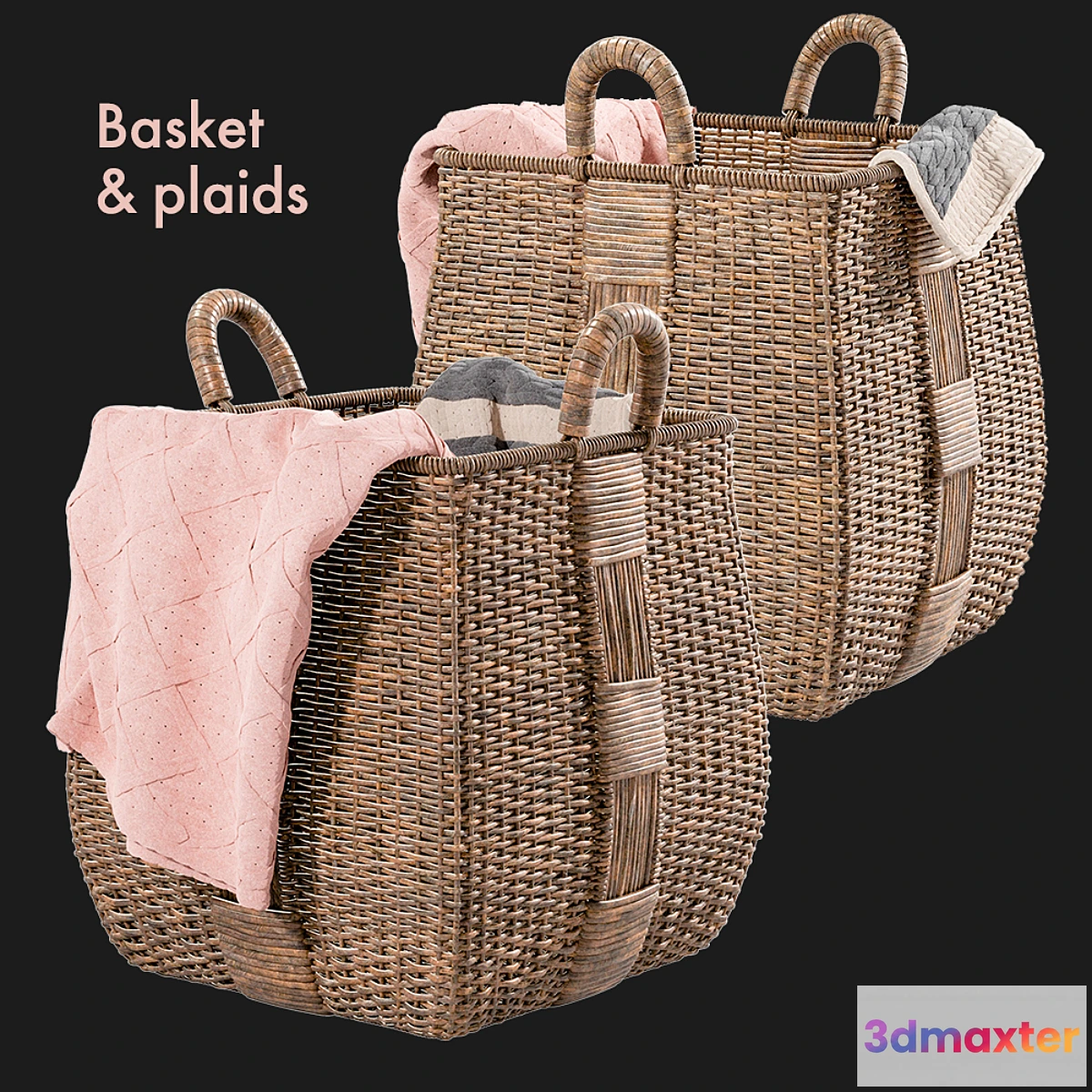 550367 - Basket & Plaids Crate and Barrel