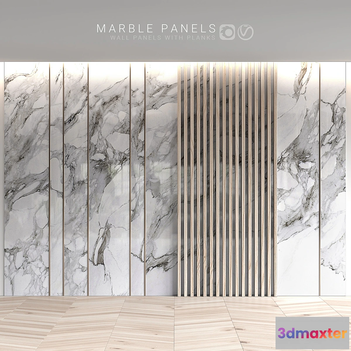 550391 - Marble panels with planks