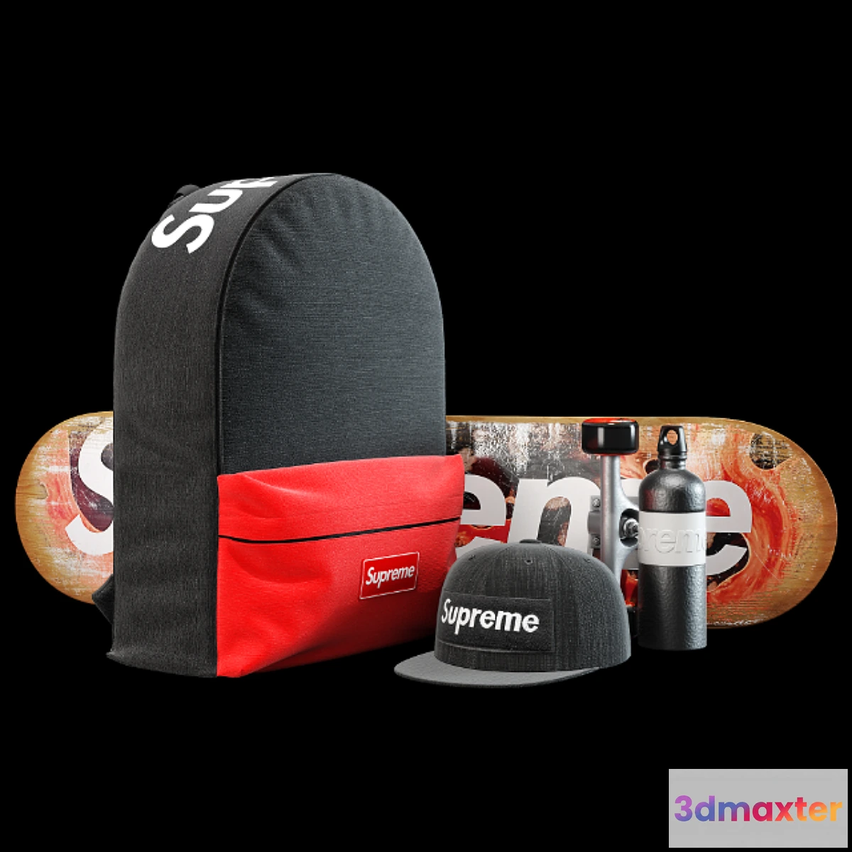 550485 - Supreme decorative set (black)