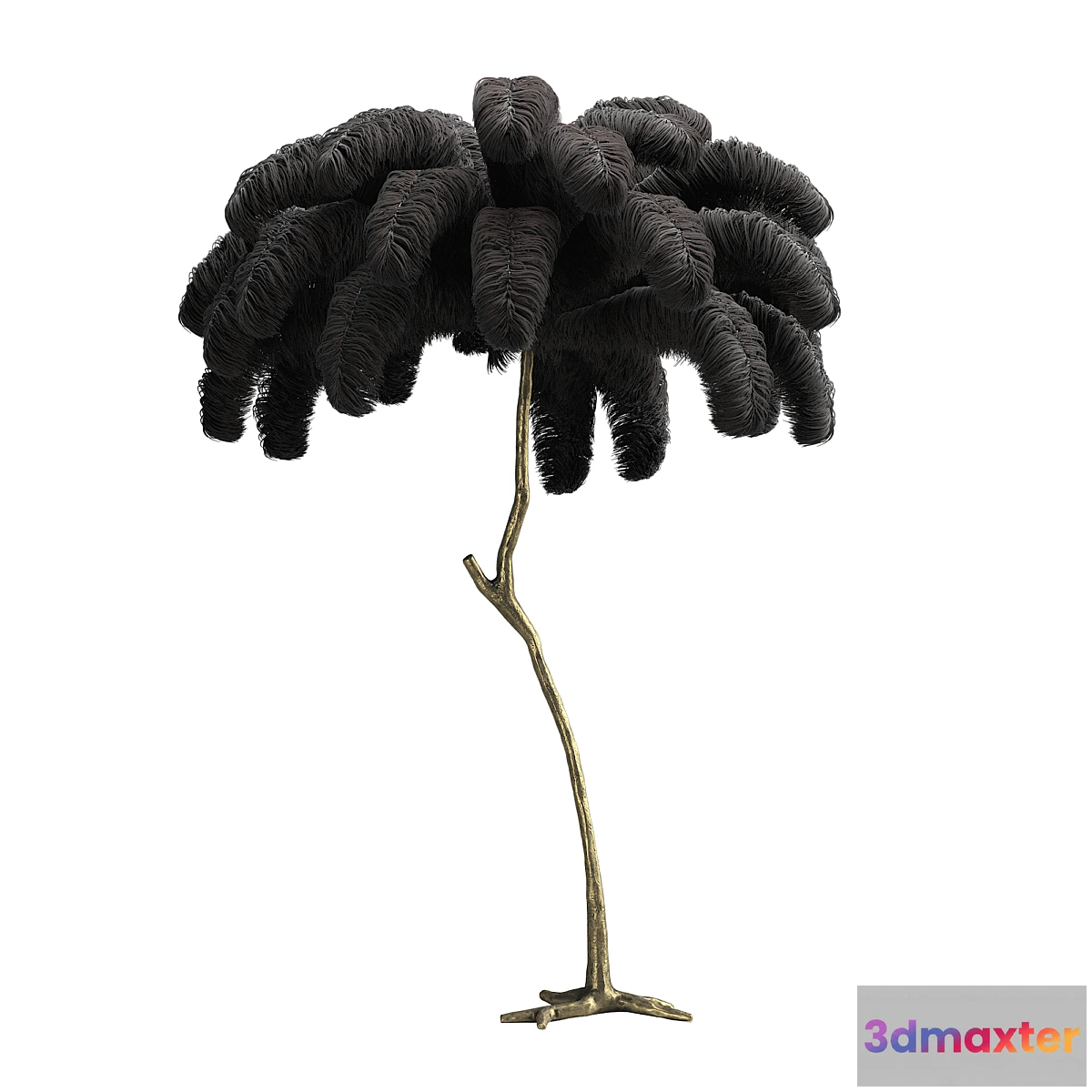 550563 - Scenery from ostrich feathers