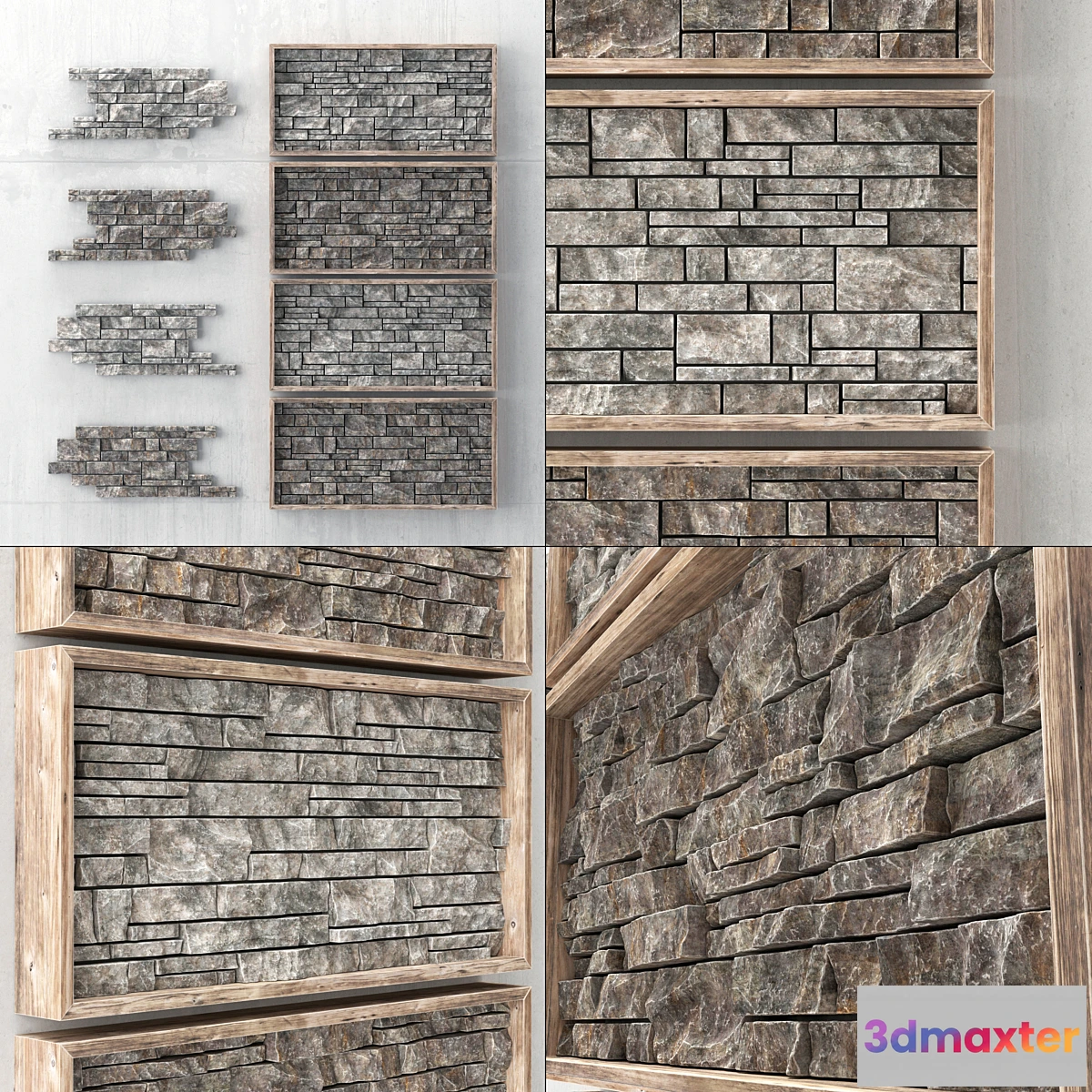 550651 - Built-in decorative panel made of bricks