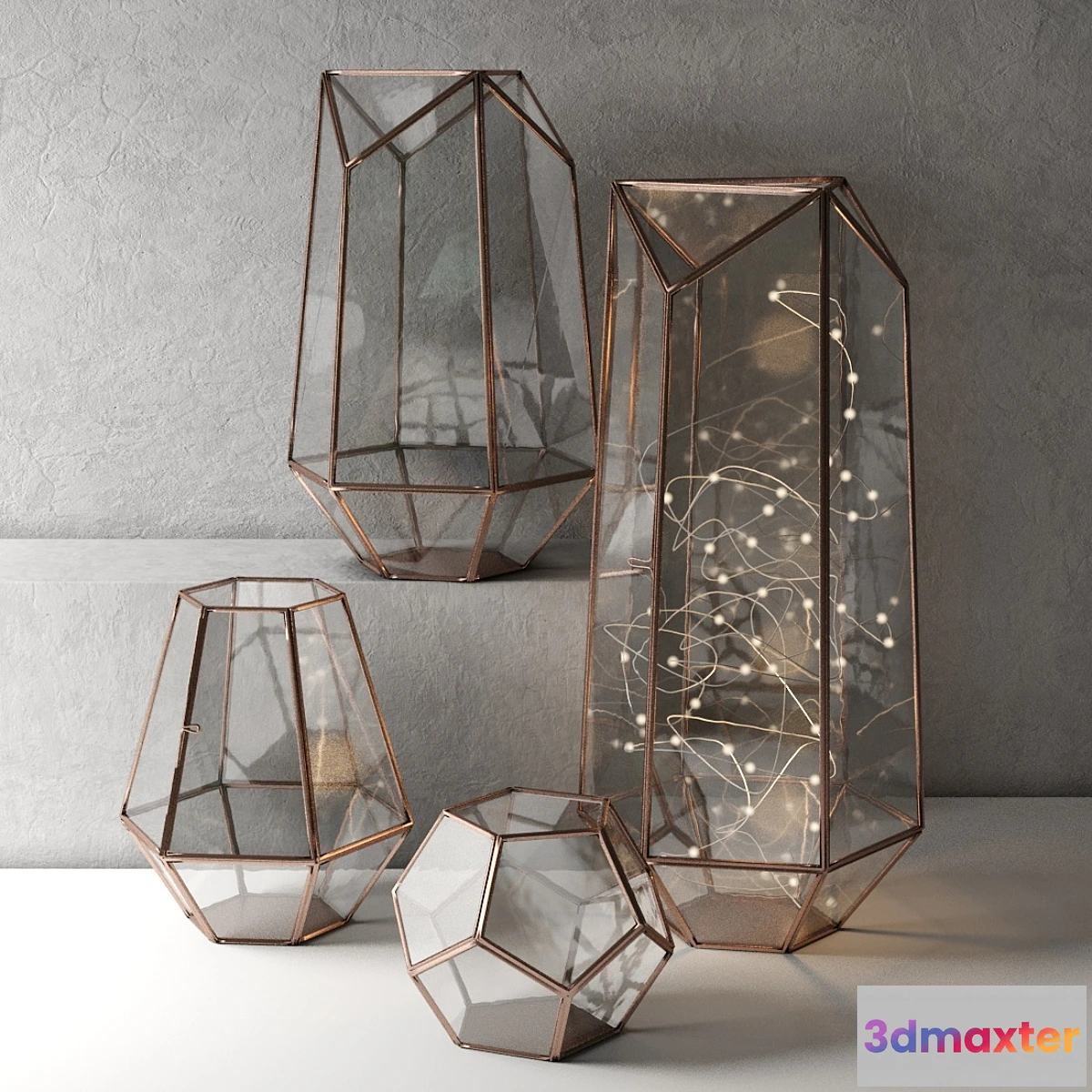 550703 - Lanterns Metalwork Hurricane