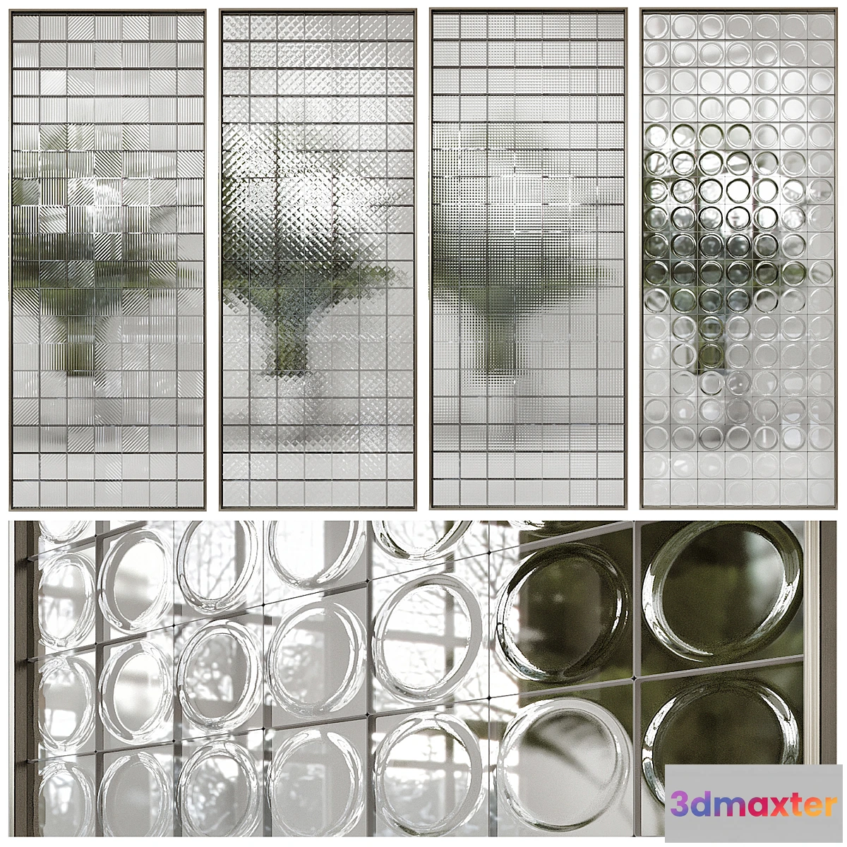 550839 - Glass block partition 2