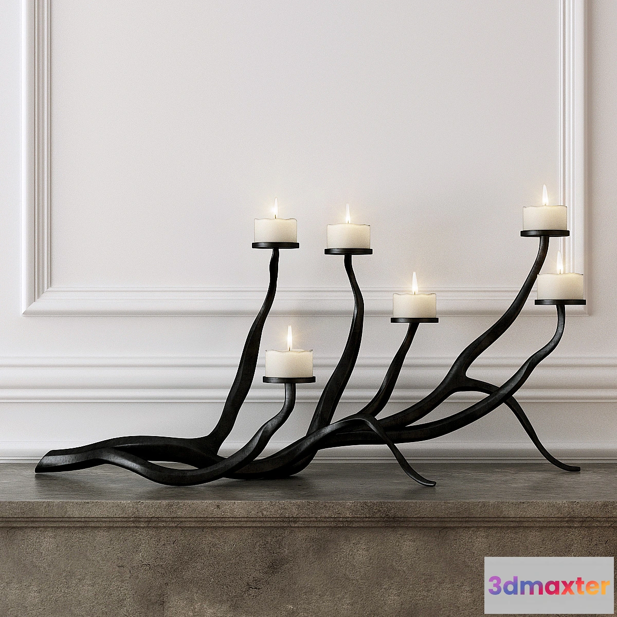 574610 - Wrought Iron Candle Holder
