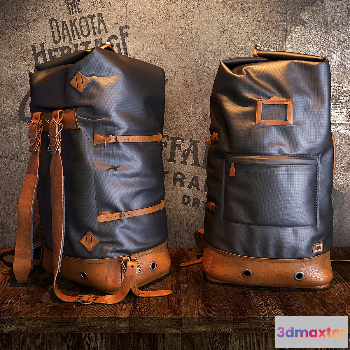 579188 - Buffalo Jackson Dakota Vintage Backpack Bag