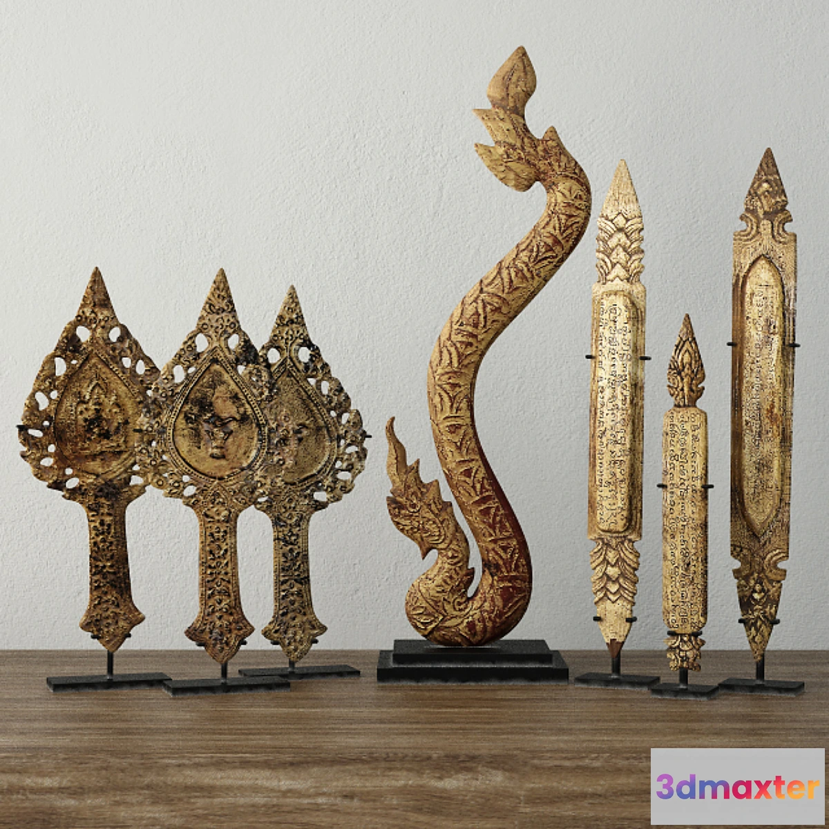 579588 - 19th-C. Thai Decoration