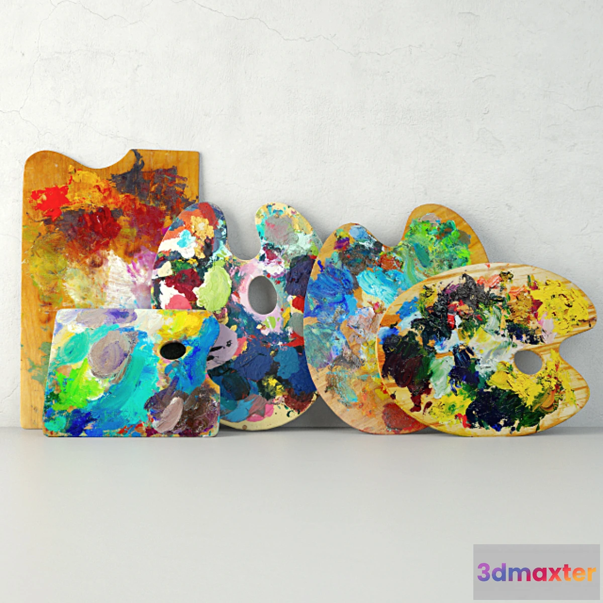 579676 - Vintage Artist Palettes