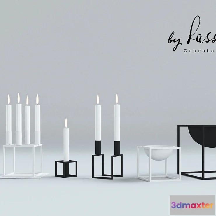 580504 - Kubus candlesticks