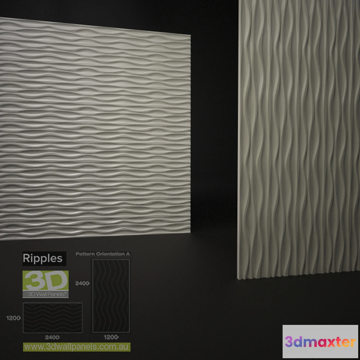 582938 - 3D Wall Panels Ripples