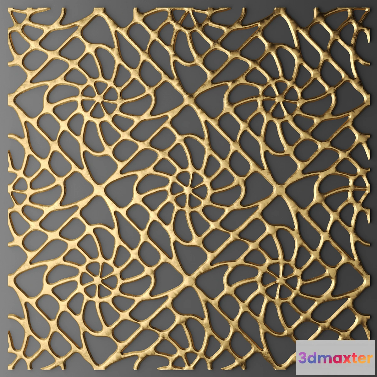 583110 - Panel lattice perforation luxury gold wall decor