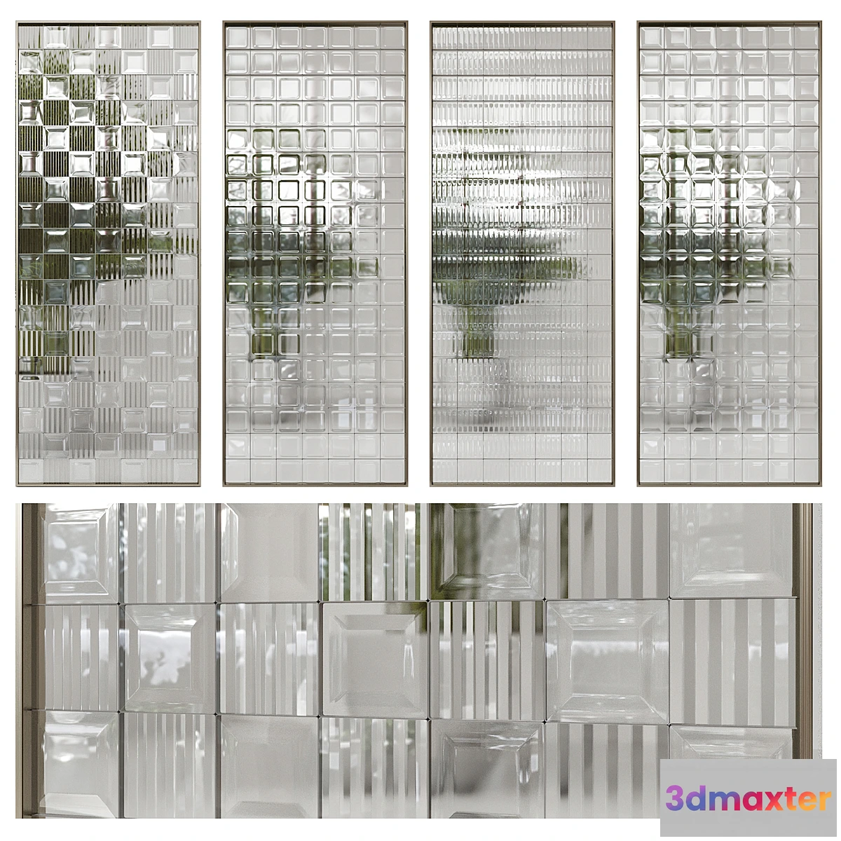 591070 - Glass block partition