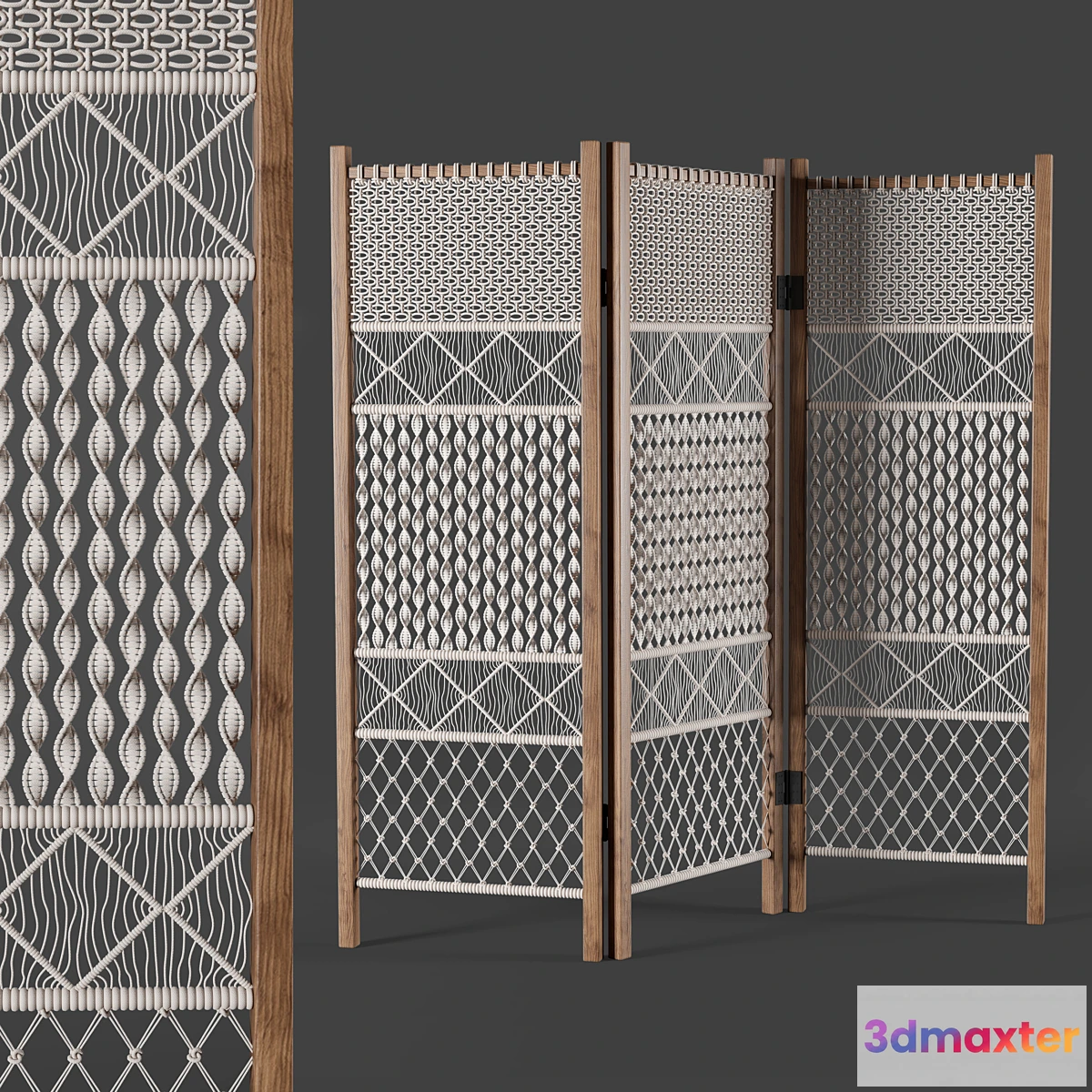 591082 - Macrame room divider