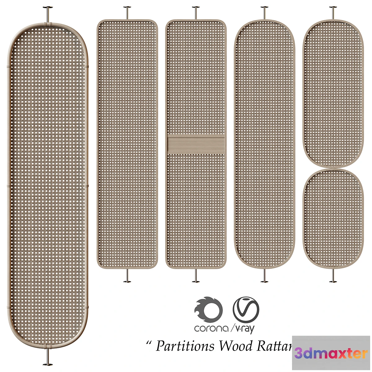 591096 - Partitions “Wood Rattan”
