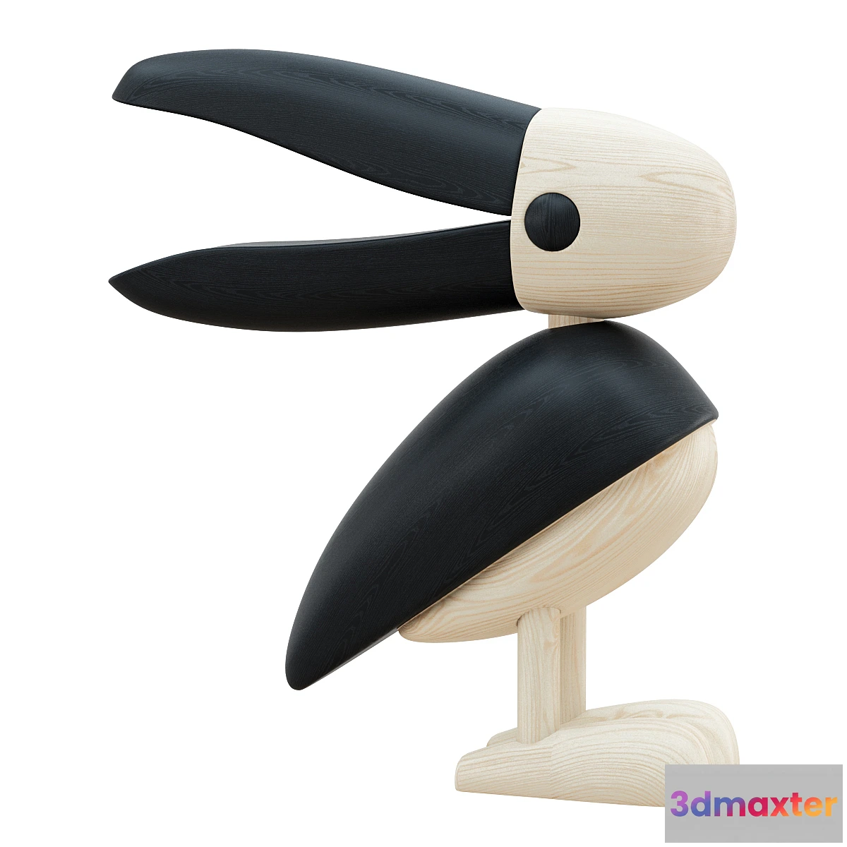 591428 - Wooden Bird Figurine