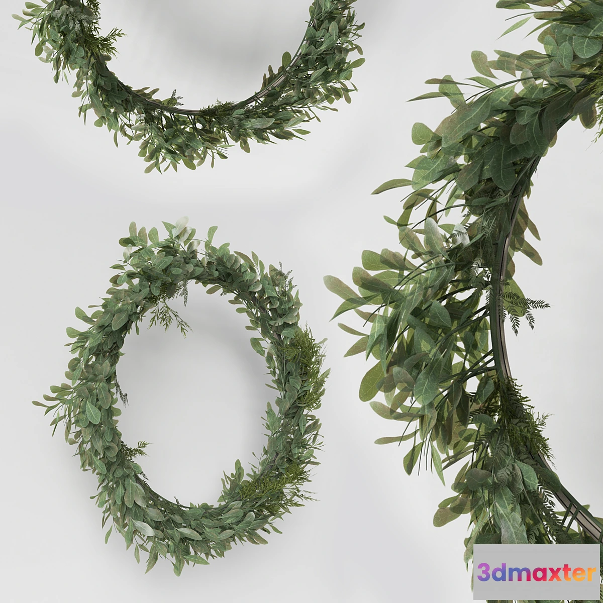 592926 - Wall hanging Green Leaf Ring-02