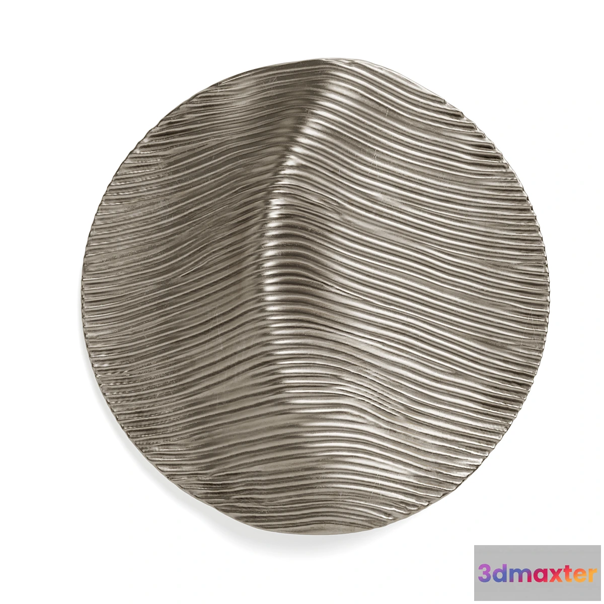 593810 - Waves variation  Round wall panel
