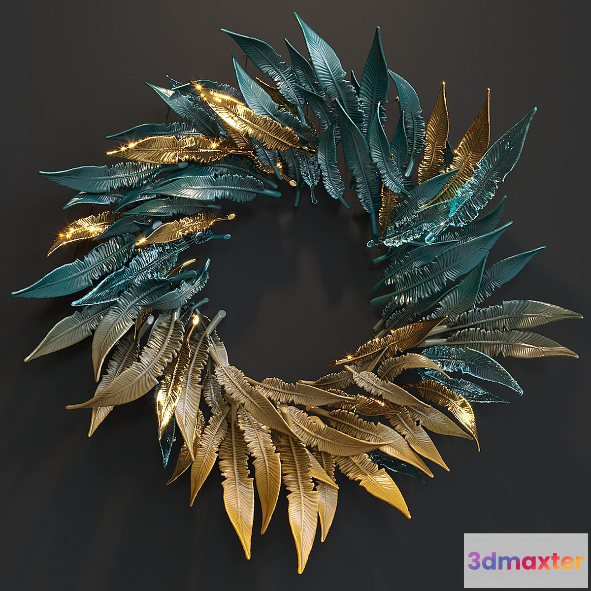 593990 - Wall composition Vargov Design - Feather