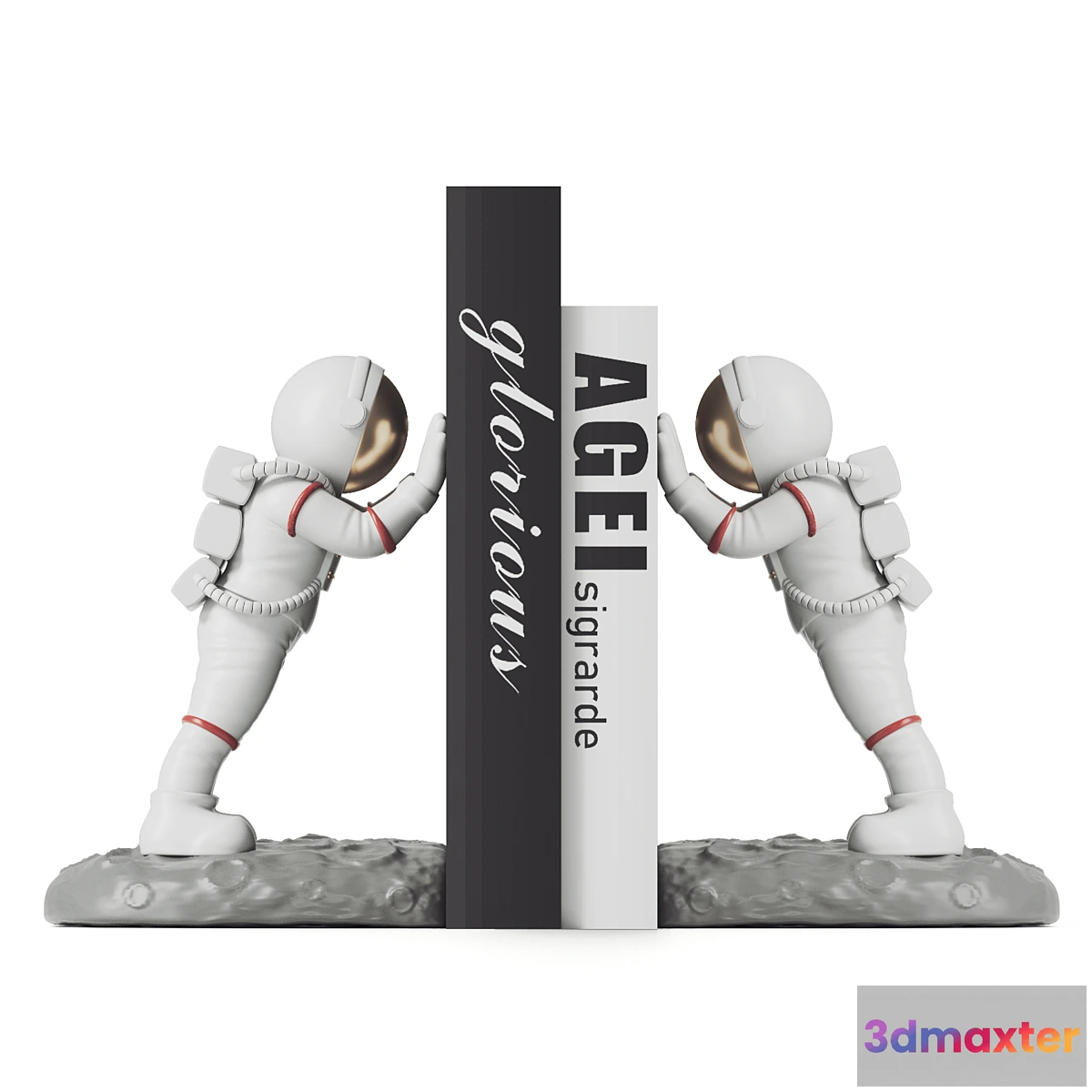 594122 - Astronaut Bookends