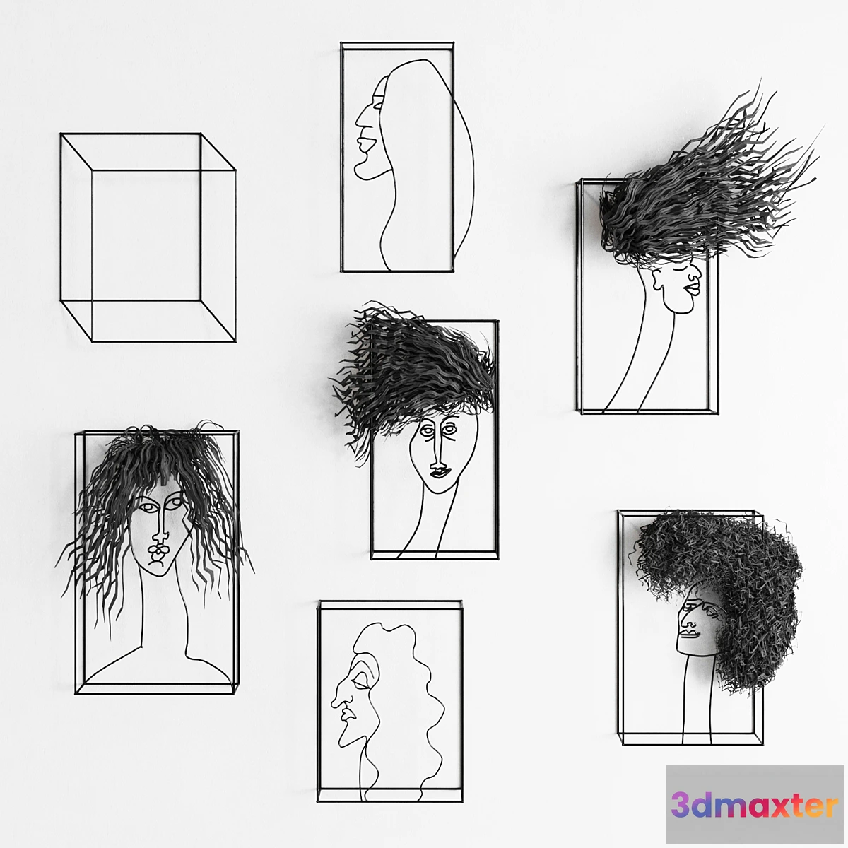 594306 - Decor Art Set Womans metal