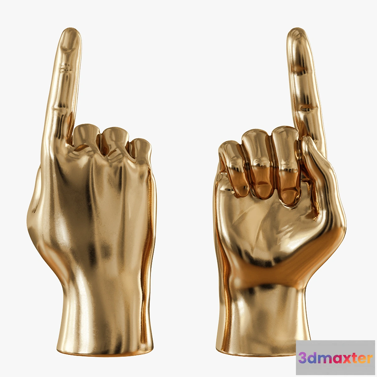 594312 - Gold figurine hand