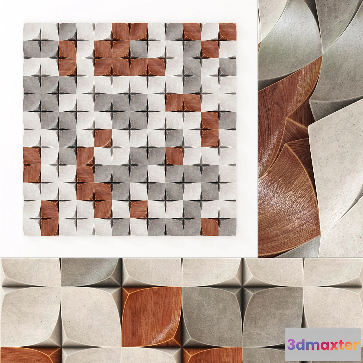 594995 - Panel concrete wood sheet angle n1 _