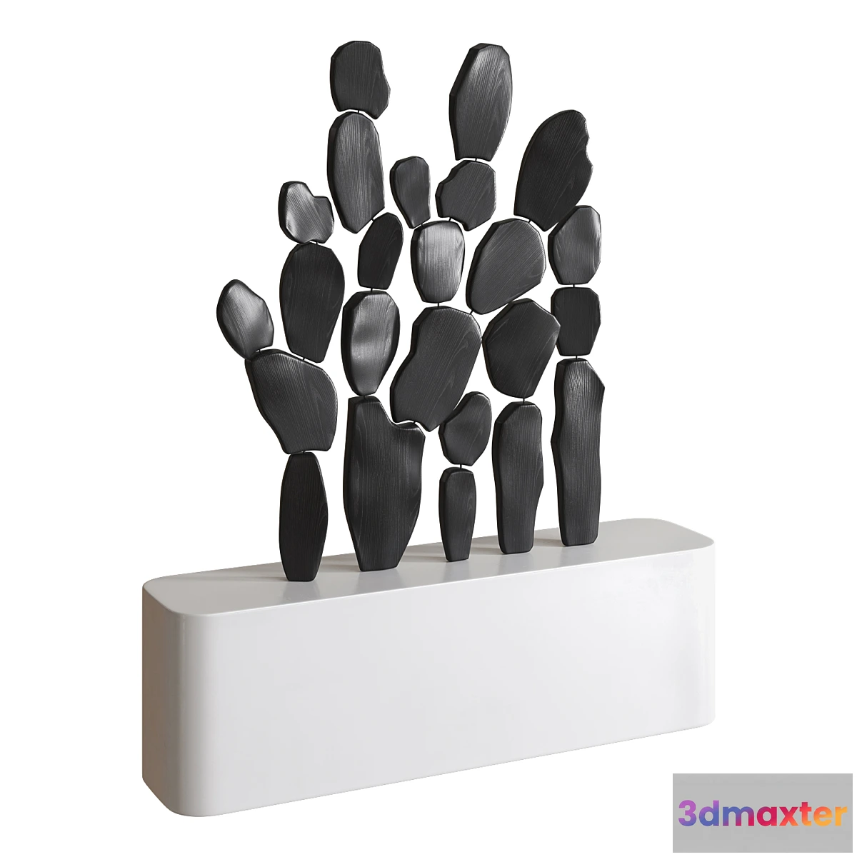 618179 - Wood Cactus Decoration