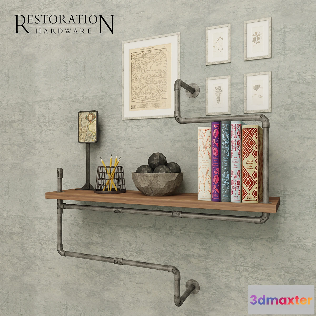 626493 - Restoration Hardware. Decorative set # 6