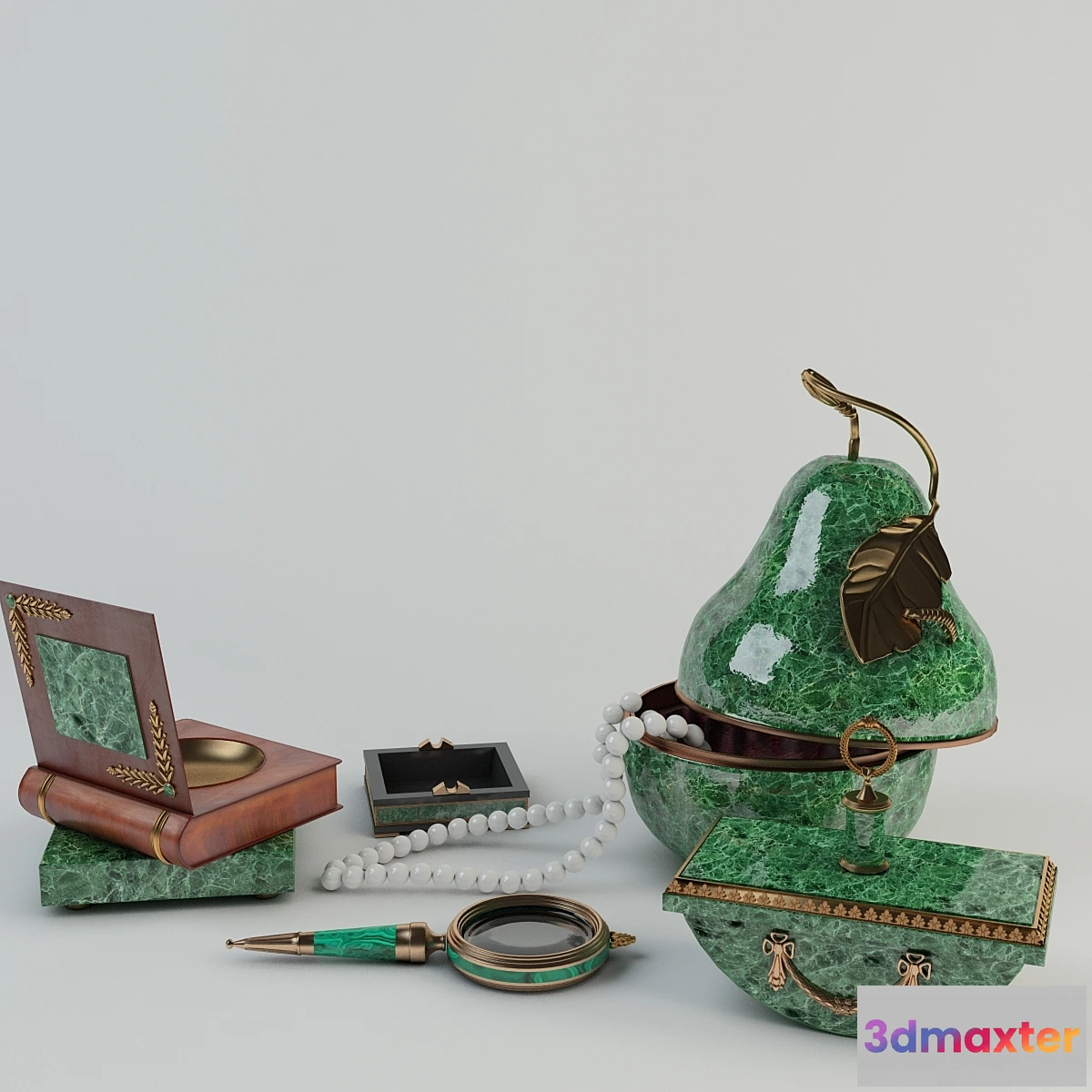 626641 - set of Malachite