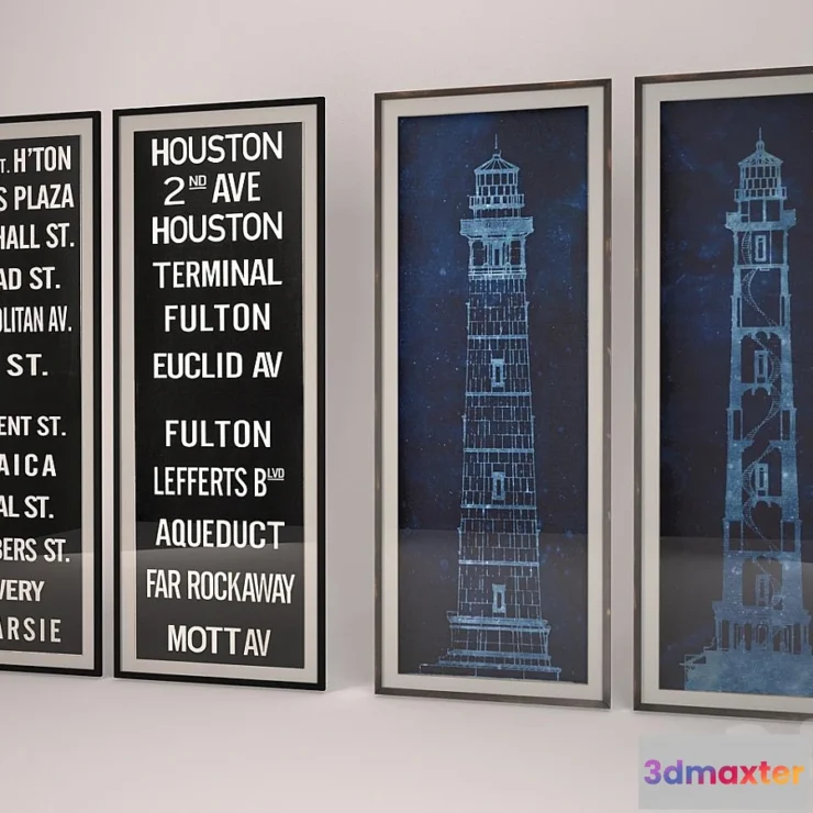 629375 - Posters Restoration Hardware