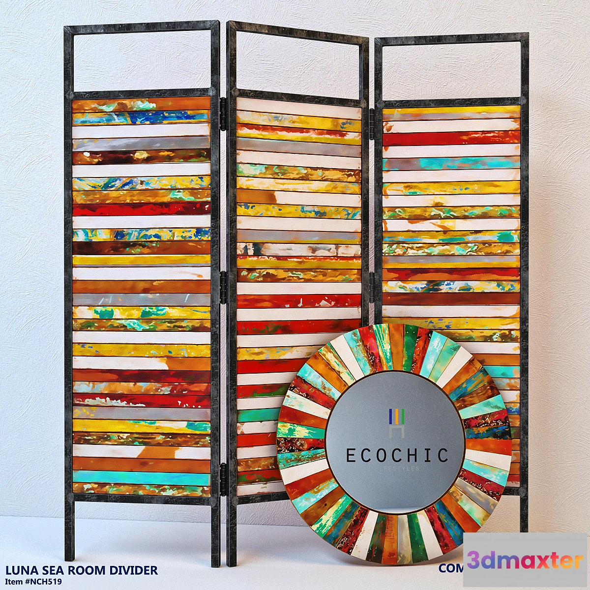 637703 - EcoChic Lifestyles LUNA SEA ROOM DIVIDER