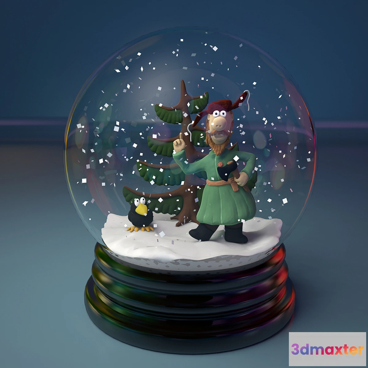 638569 - Last year’s snow was falling