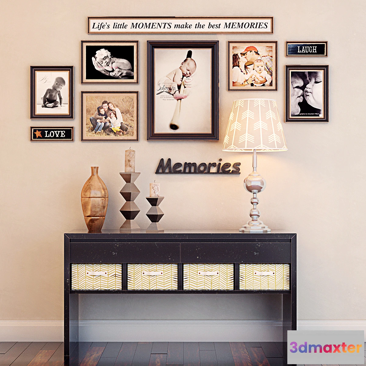 640431 - Console table with decor