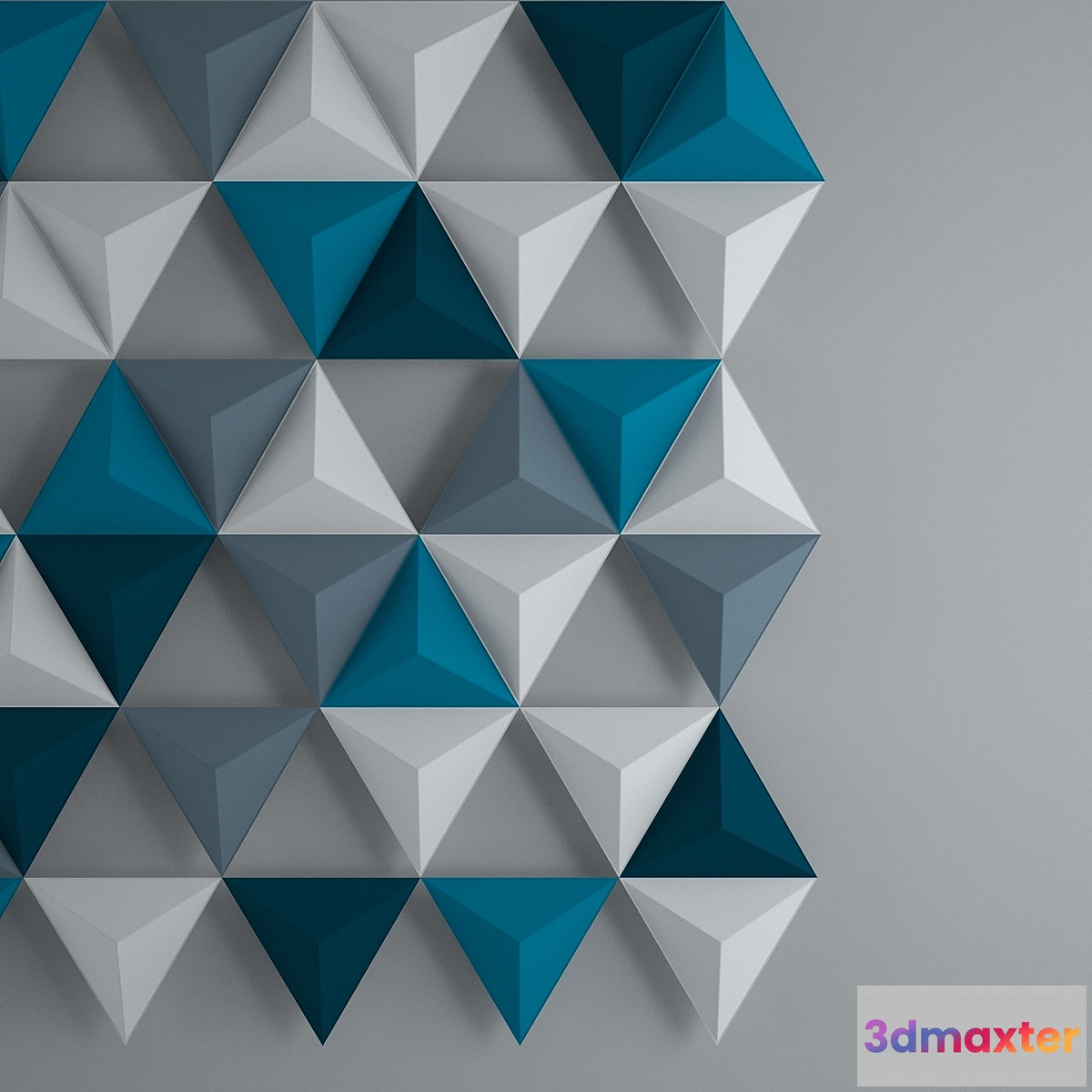 643341 - 3d trainglates wall