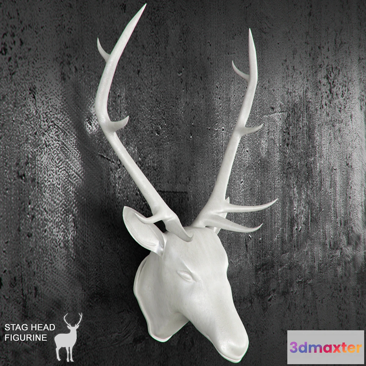 643893 - Stag Head figurine