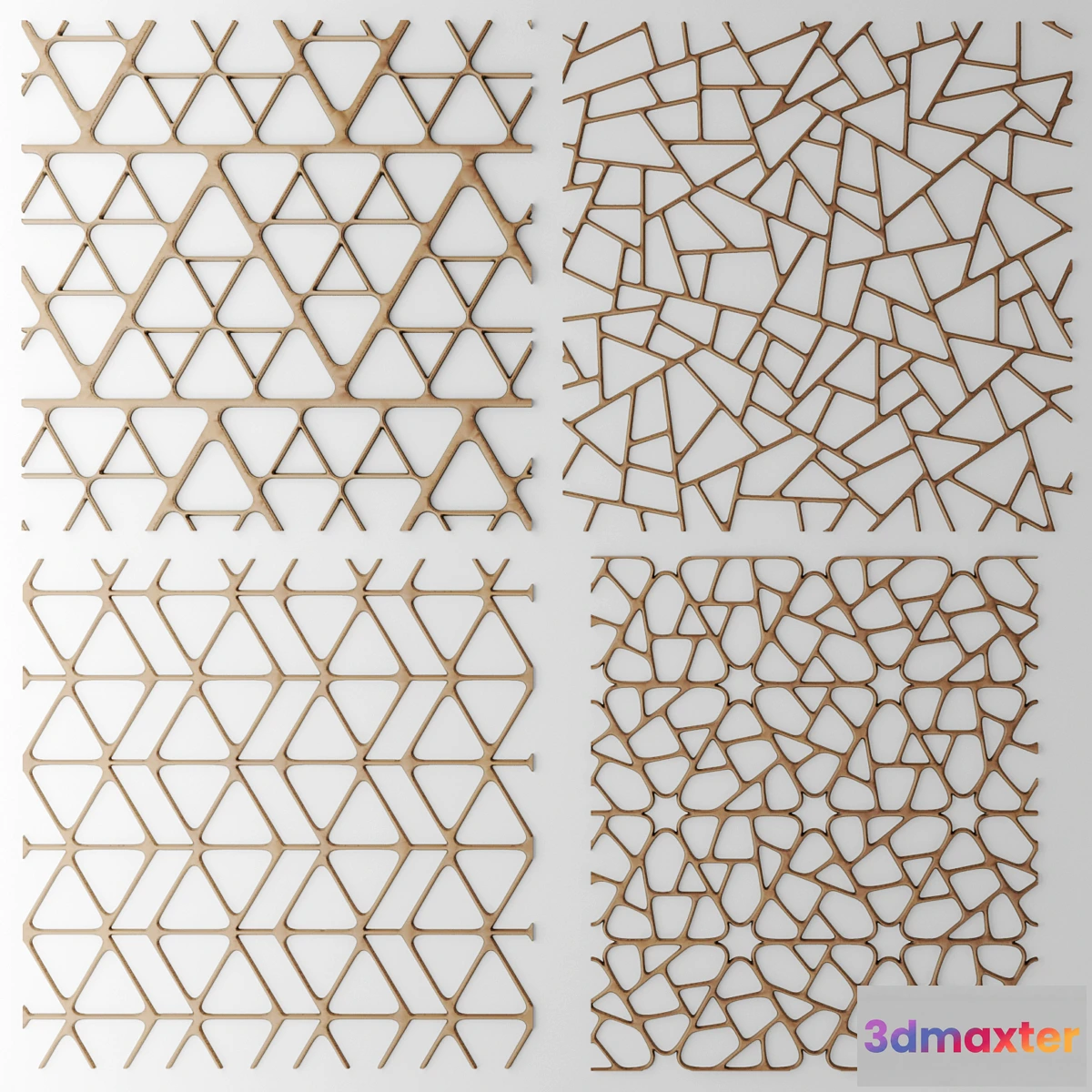 647039 - Set. The grille panel. Lattice panel pattern art abstraction decorative interior wall decor - No.4