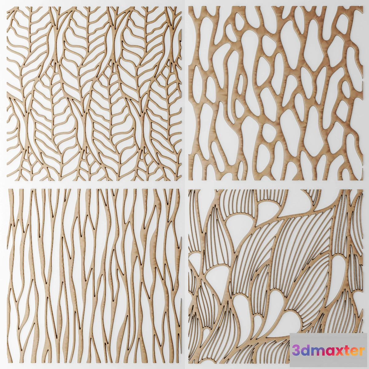 647043 - Set. The grille panel. Lattice panel pattern art abstraction decorative interior wall decor - No.5