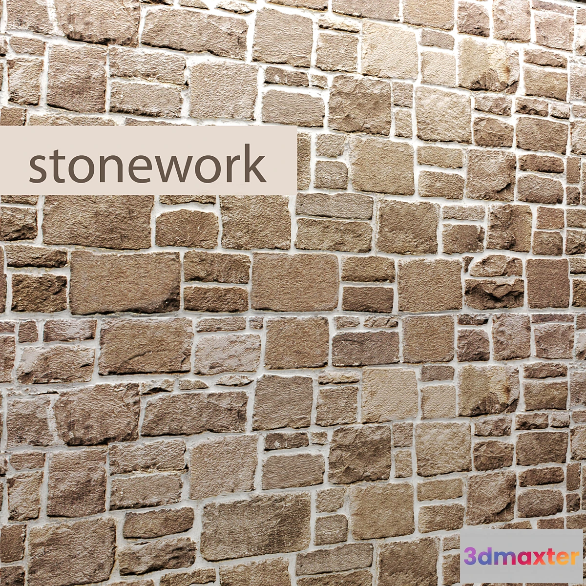 647125 - Masonry.stonework wall wild stone stonework brick loft aged set collection decorative panel wall