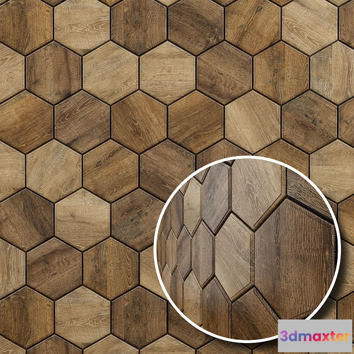 660631 - Wooden tiles from Karragach Design